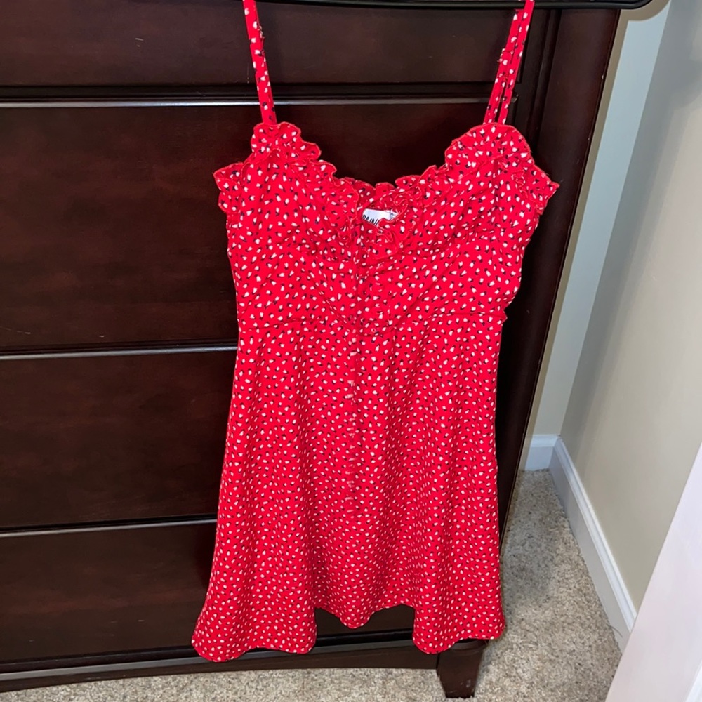 Princess Polly love birds mini dress